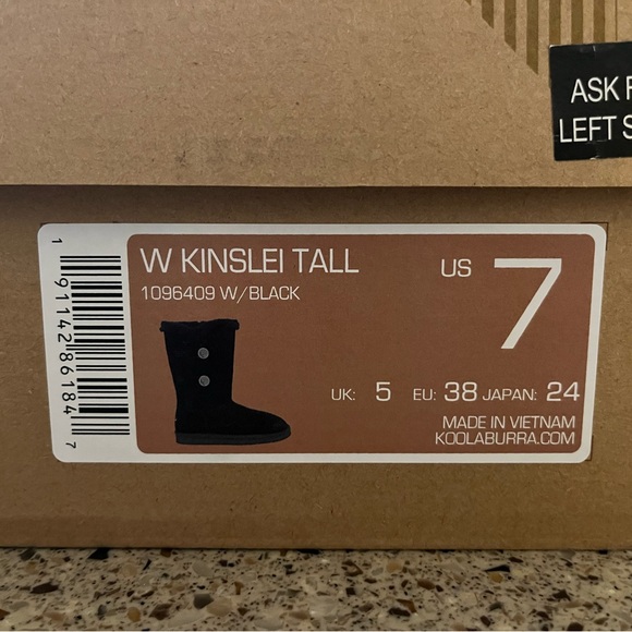 Koolaburra Black Suede Button-Detail Boots - Picture 9 of 9